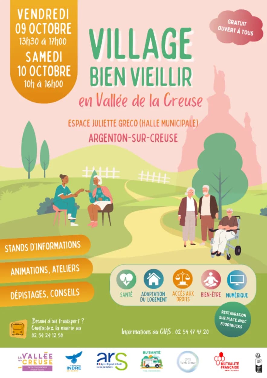 Image 1 : Village bien vieillir en Vallée de la Creuse background
