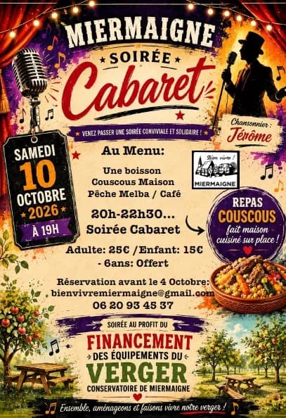 Image 1 : Soirée Cabaret background