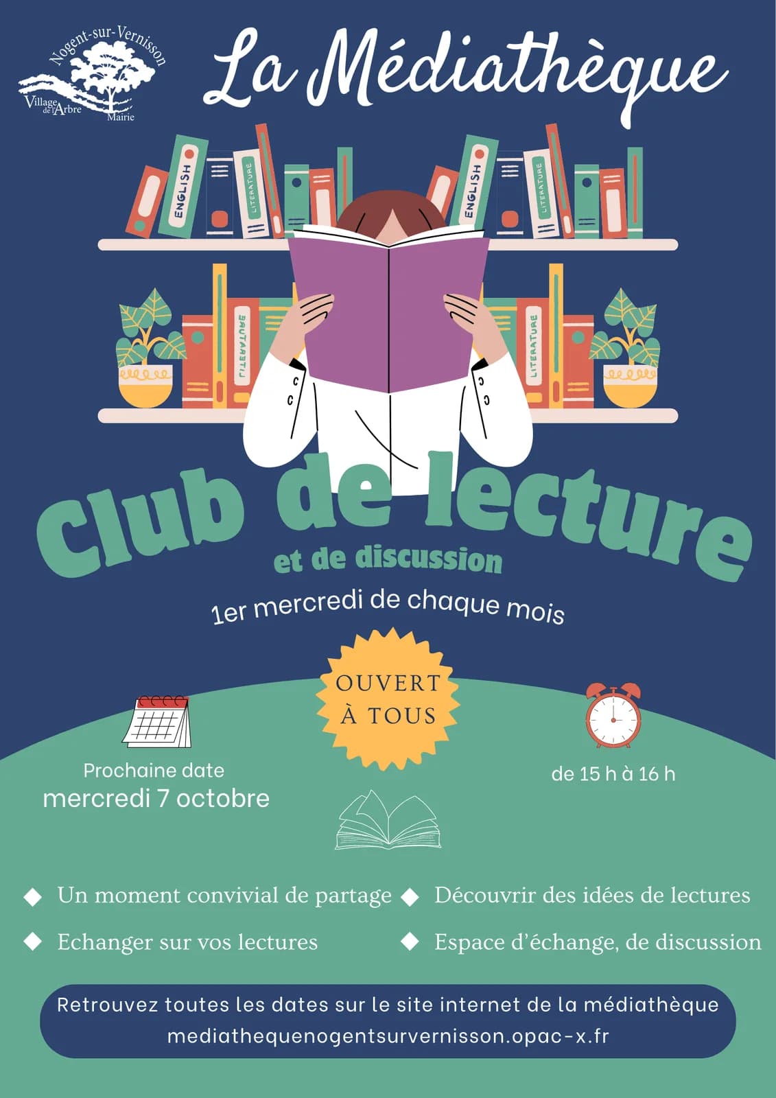 Image 1 : Club de lecture background