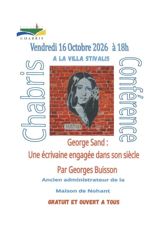 Image 1 : Conférence George Sand une écrivaine engagée dans son siècle background