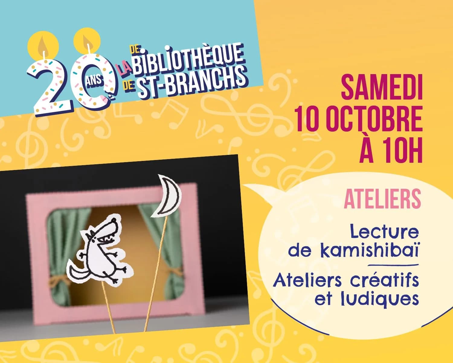 Image 1 : Lectures de Kamashibaï et ateliers créatifs ! background