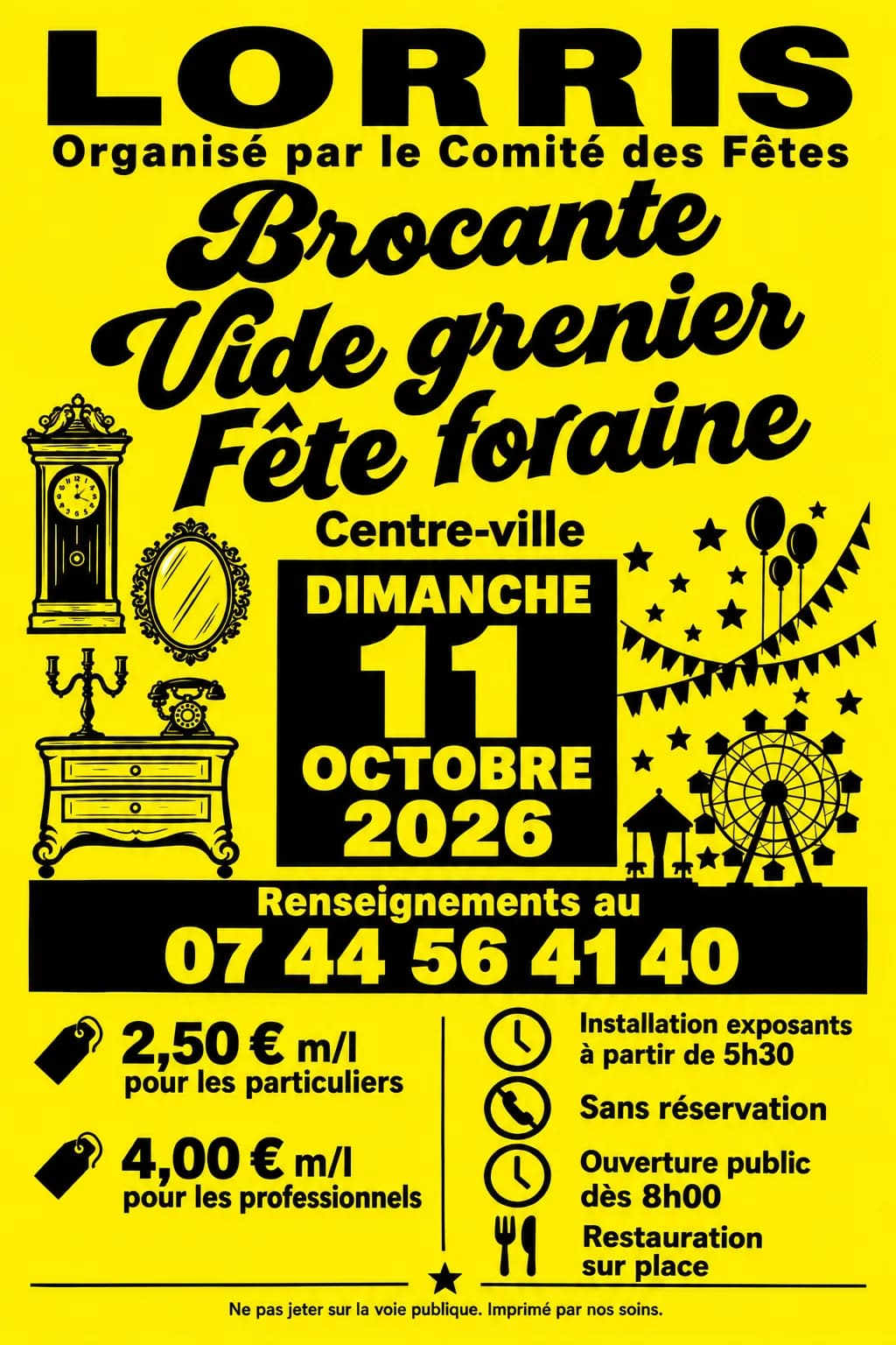 Image 1 : Brocante-Vide greniers background