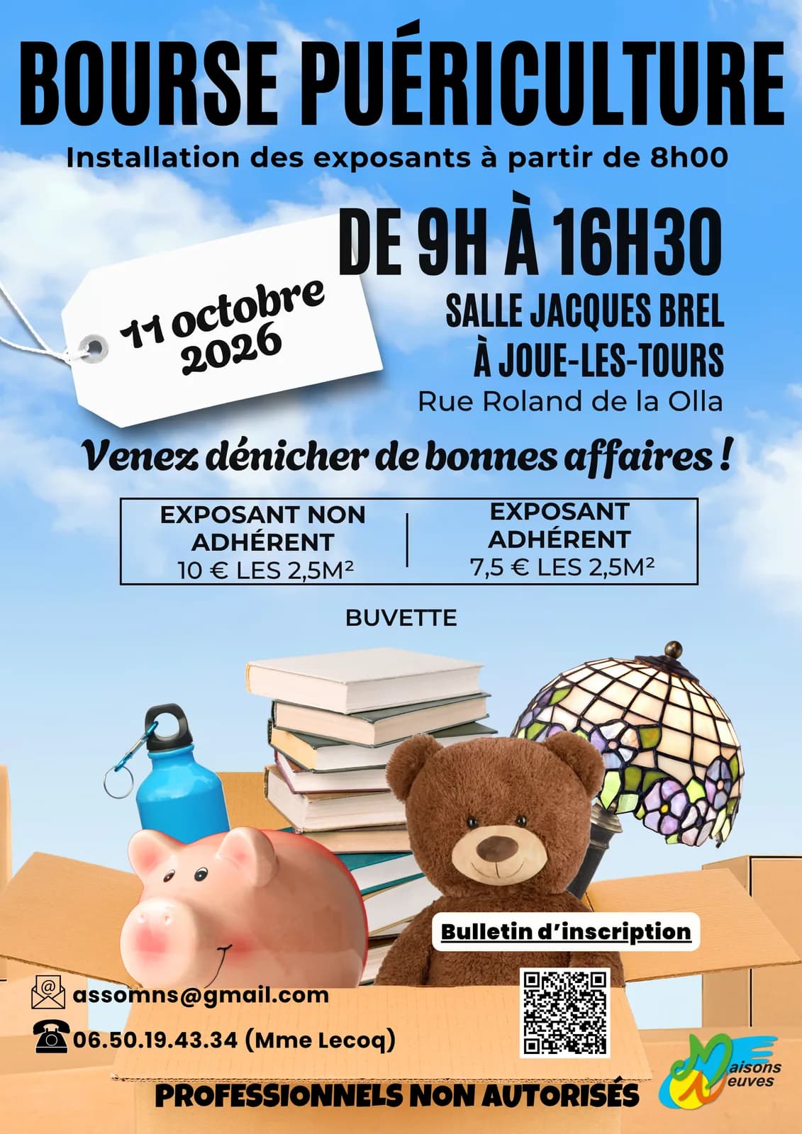 Image 1 : Bourse Puériculture background