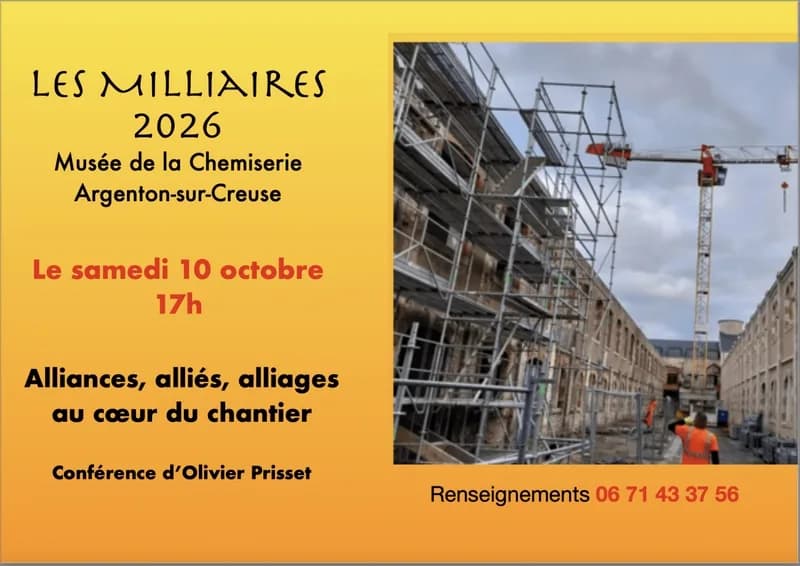 Image 1 : Conférence Les Milliaires background
