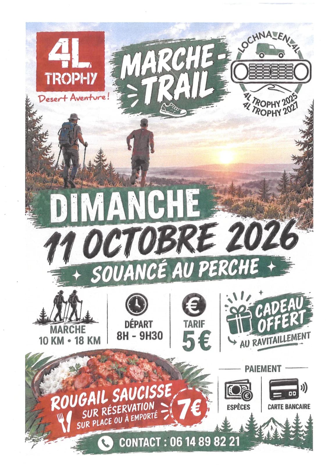 Image 1 : Marche - Trail background