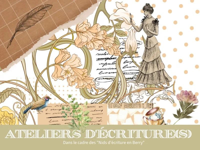 Image 1 : Ateliers d'écritures à la bibliothèque de Culan background