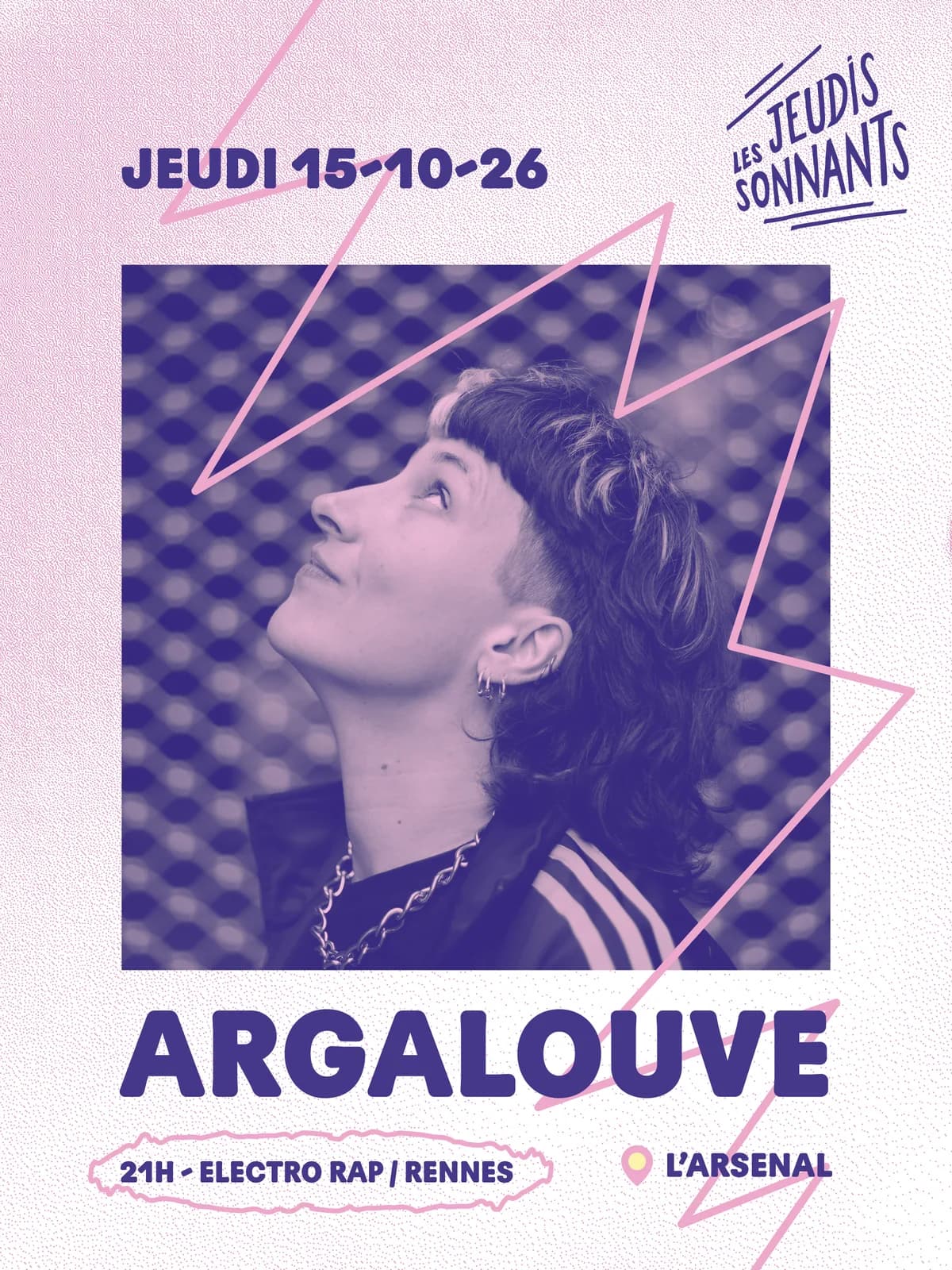 Image 1 : Les Jeudis Sonnants - Argalouve (electro-rap) background