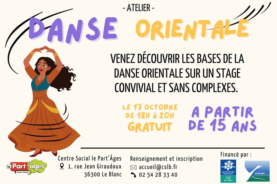Image 1 : Atelier Danse Orientale background
