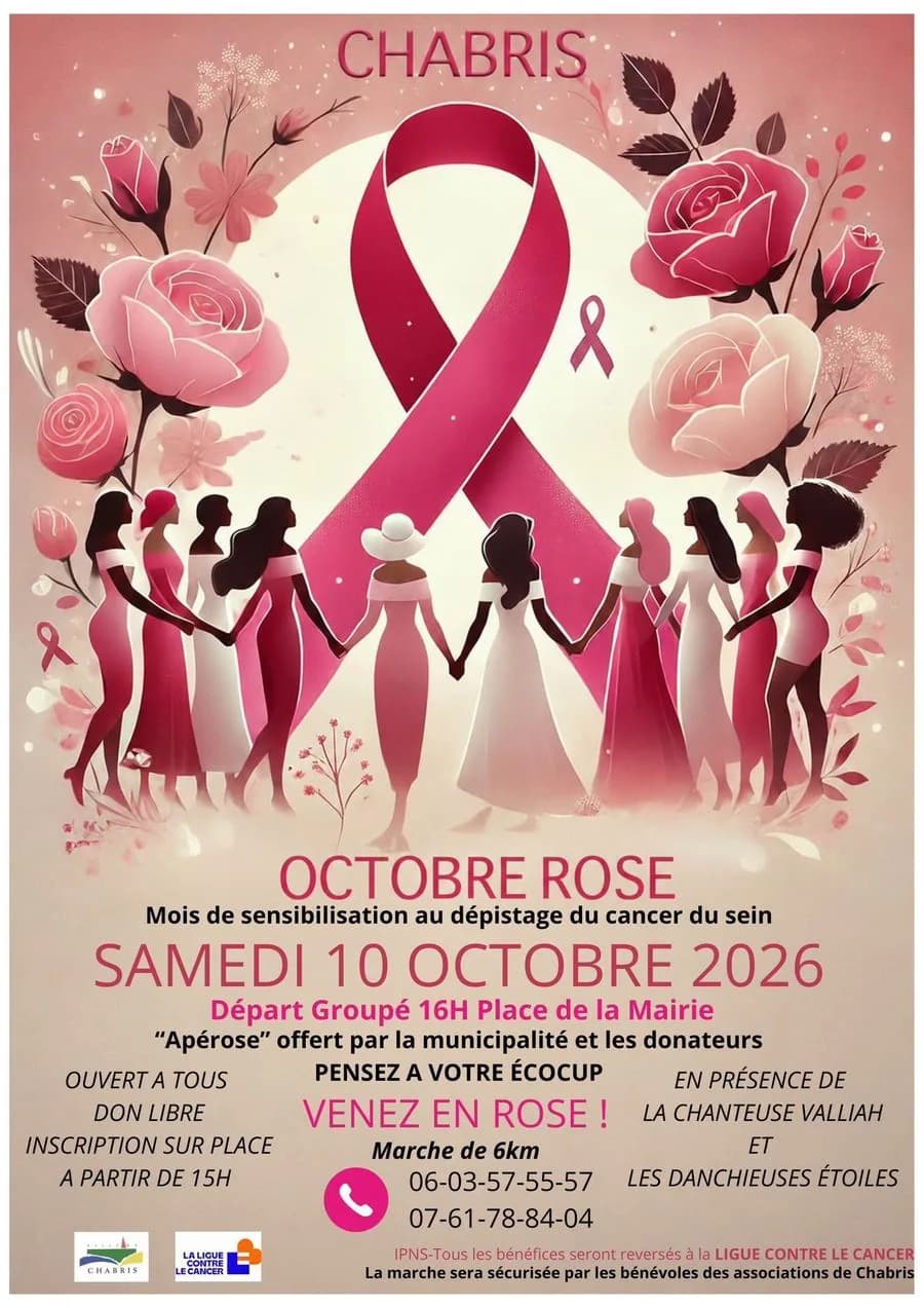 Image 1 : Marche Octobre Rose background
