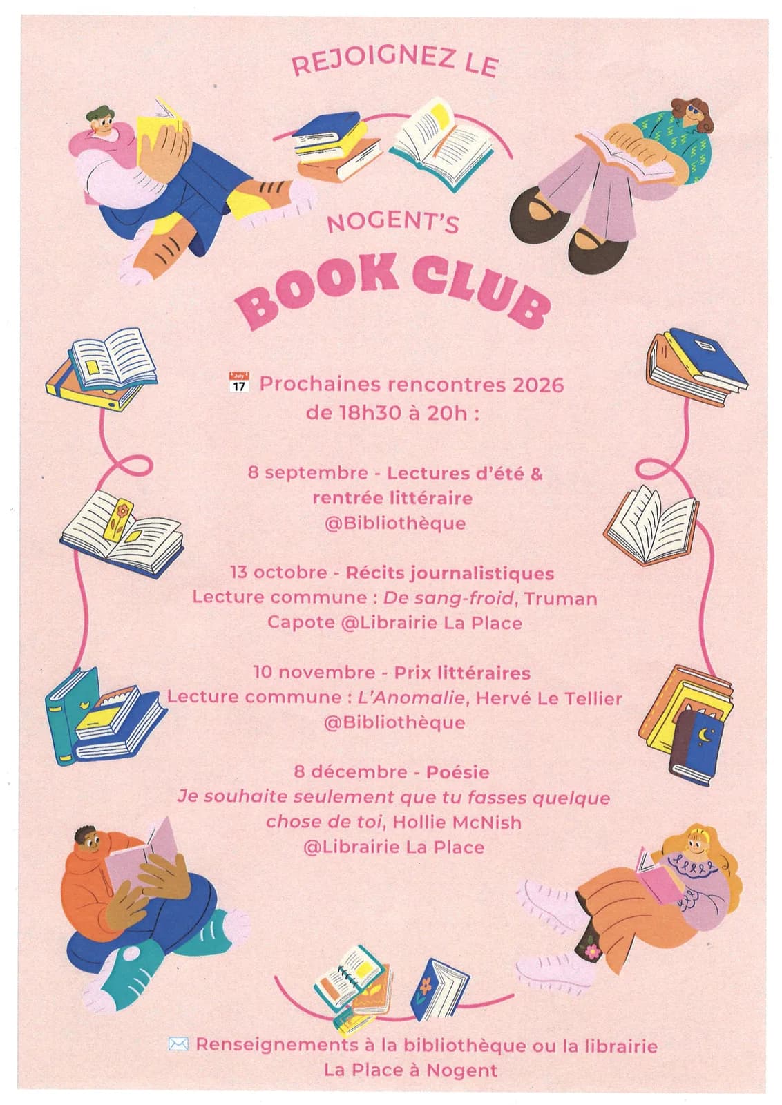 Image 1 : Nogent's Book Club d'octobre background