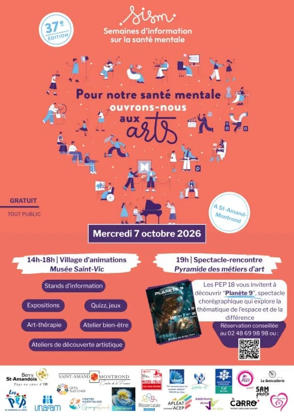 Image 1 : Journée d'échange : "Pour notre santé mentale, ouvrons-nous aux arts" ! background