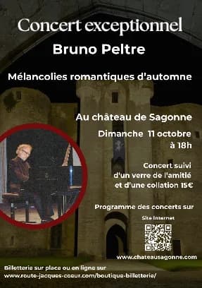 Image 1 : Concert exceptionnel de Bruno Peltre au Château de Sagonne background