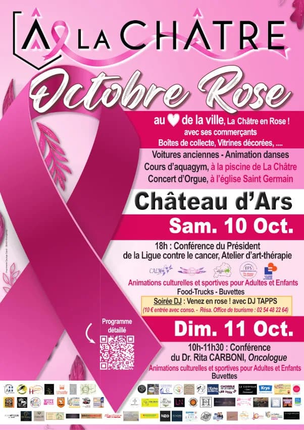 Image 1 : La Châtre, Octobre rose background
