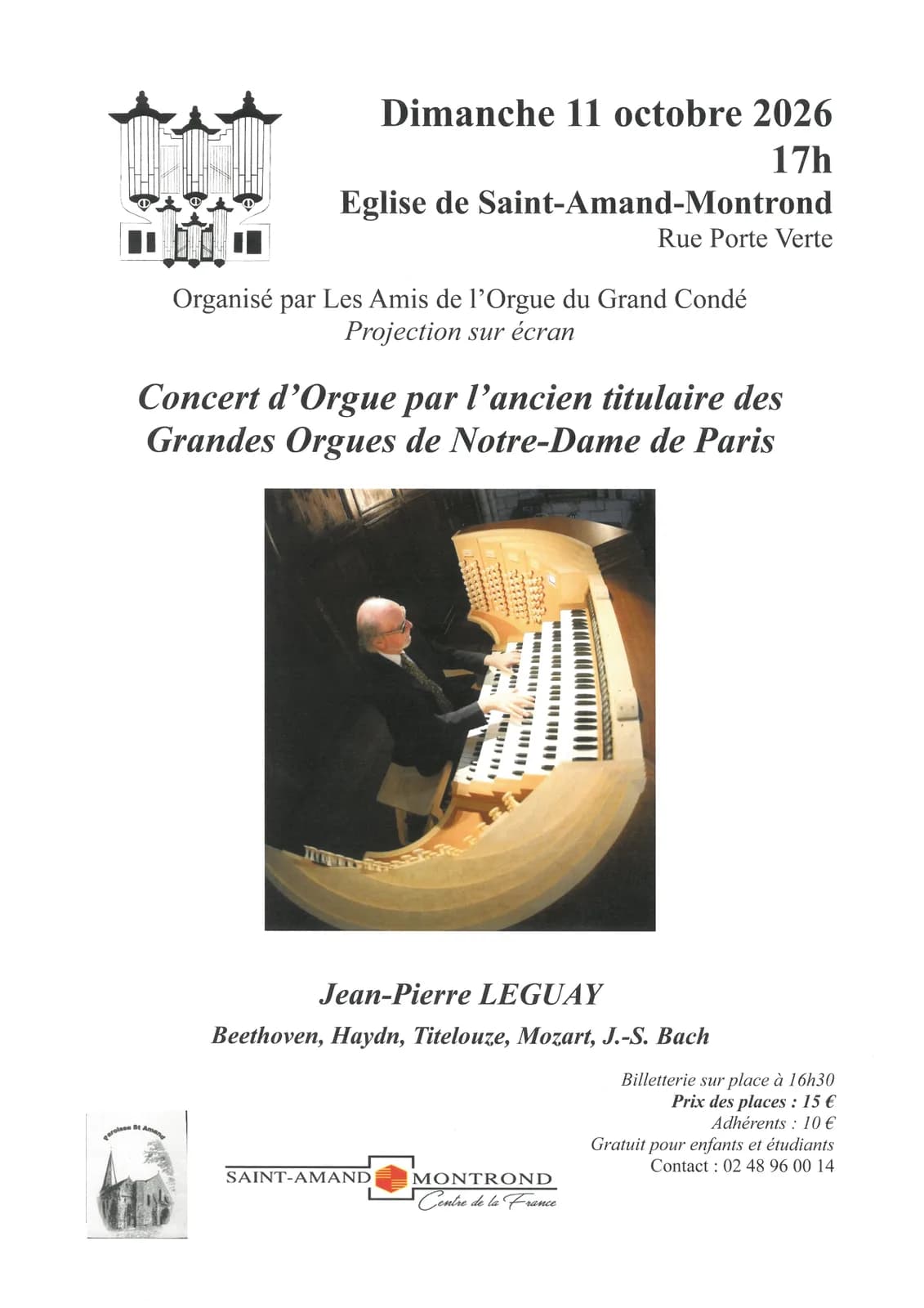 Image 1 : Concert d'orgue - Jean-Pierre Leguay background