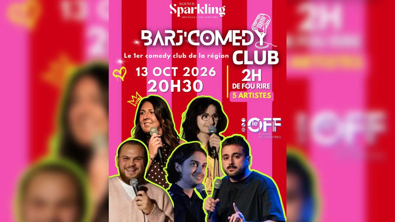 Image 1 : Le Barj'Comedy Club background