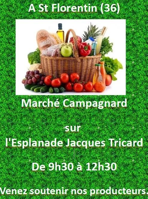 Image 1 : Marché campagnard background