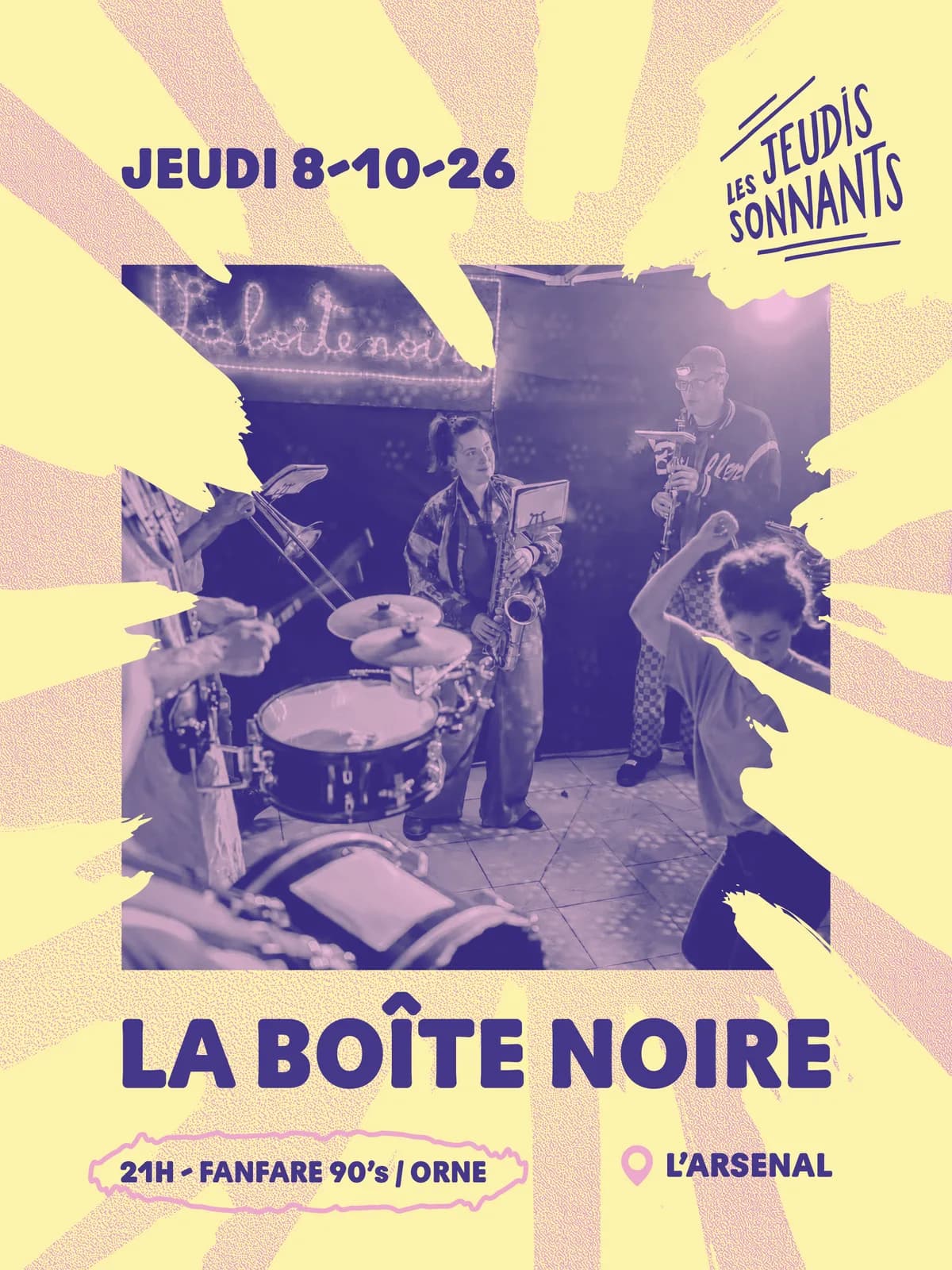 Image 1 : Les Jeudis Sonnants - La Boîte Noire background