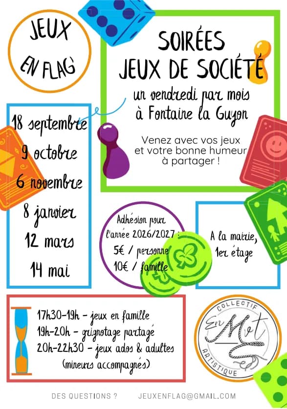 Image 1 : Soirée jeux de société background