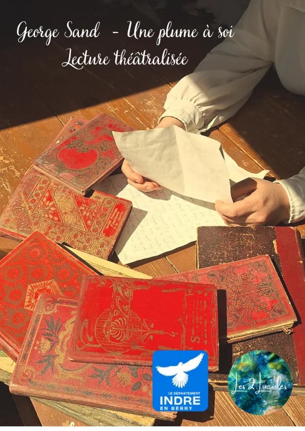 Image 1 : Lecture théâtralisée - George Sand, une plume à soi background