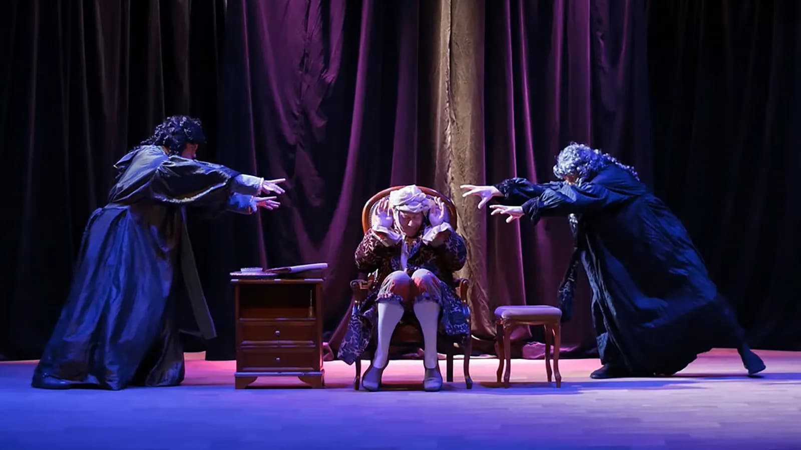 Image 1 : Théâtre : Le madade imgaginaire de Molière background