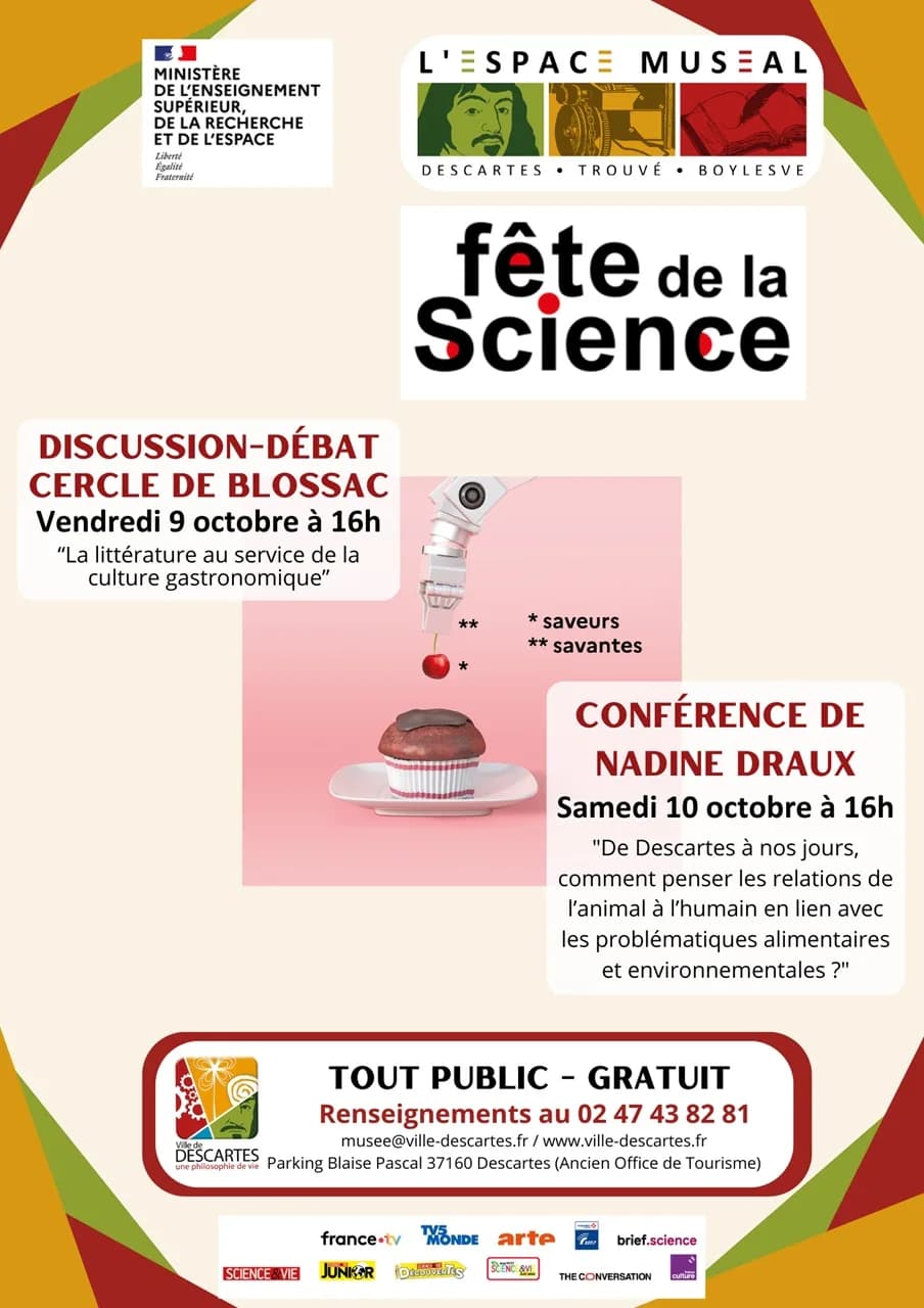 Image 1 : Fête de la Science - Discussion débat du Cercle philosophique de Blossac background