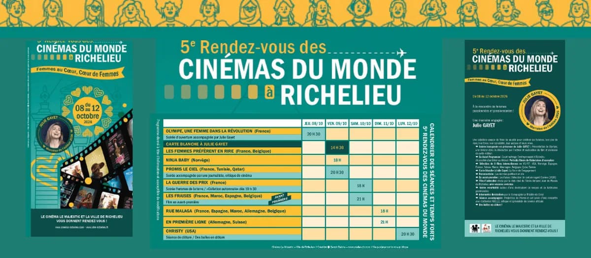 Image 1 : 5e Rendez-vous des Cinémas du Monde : Femmes au Cœur, Cœur de Femmes background