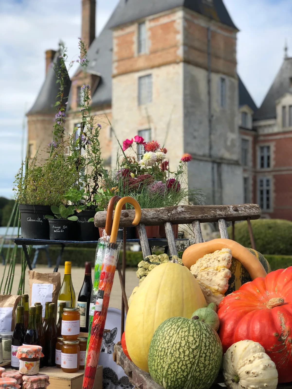Image 2 : Le marché du Château de La Bussière background