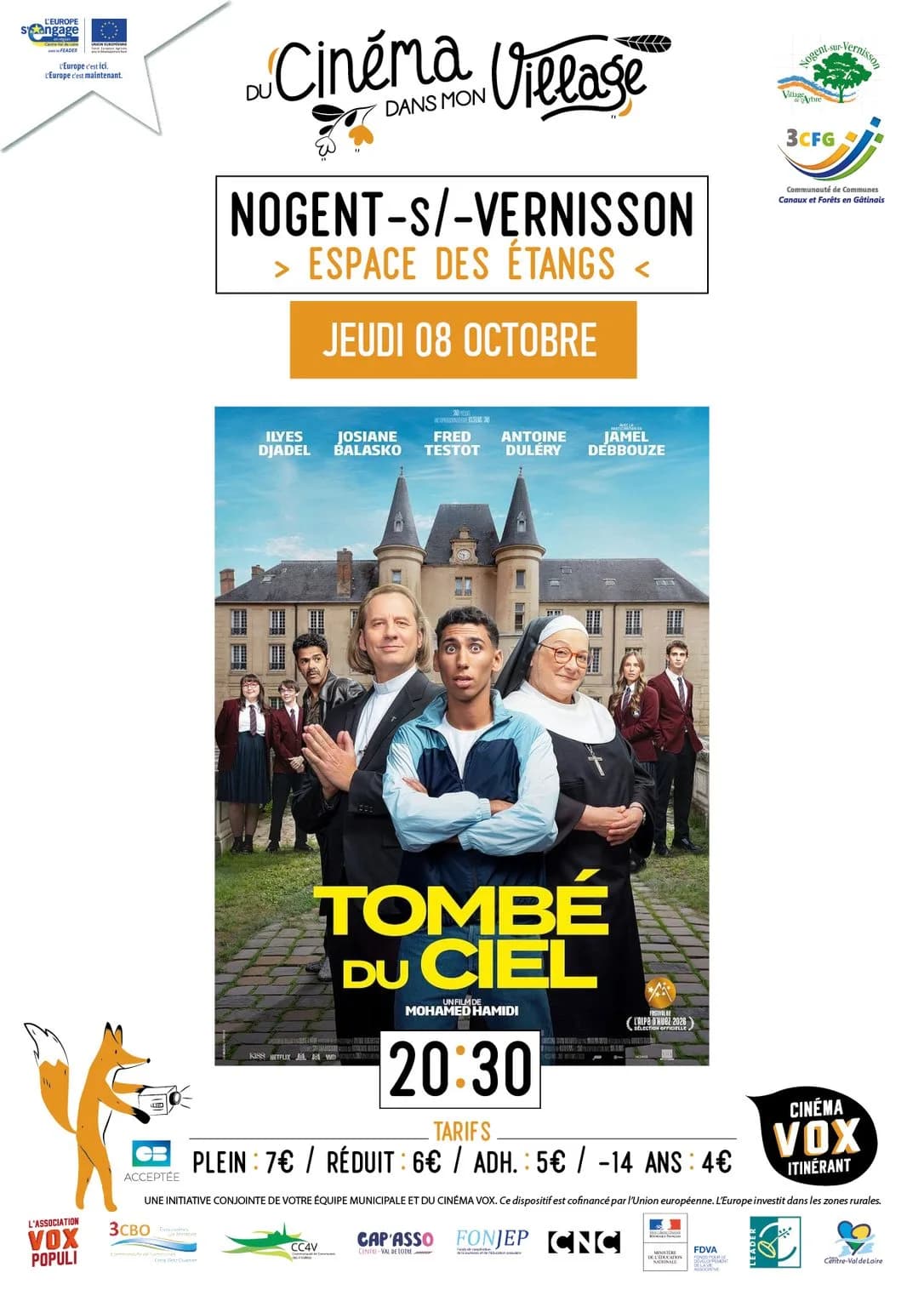 Image 1 : Du cinéma dans mon Village background