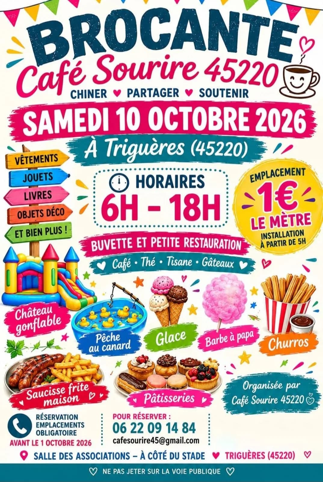 Image 1 : Brocante à Triguères background