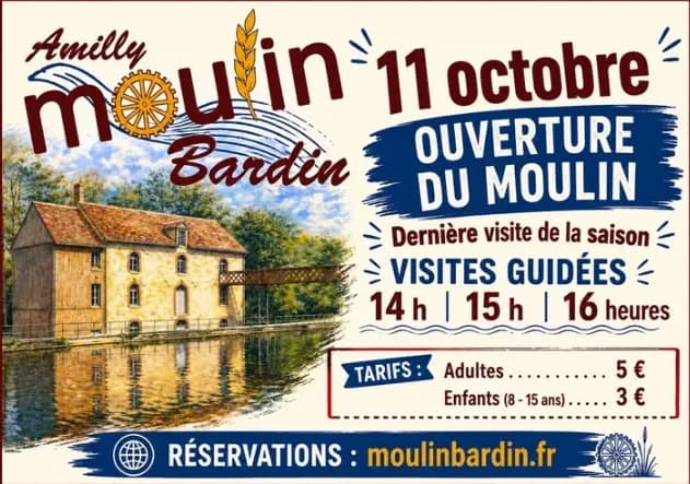 Image 1 : Visites guidées du Moulin Bardin background