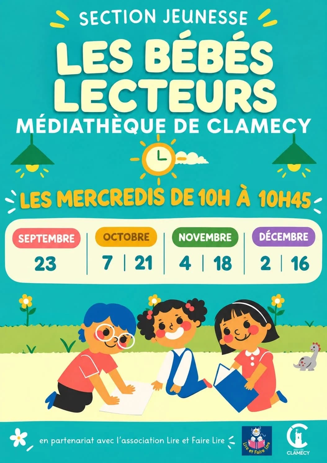 Image 1 : Les Bébés lecteurs background