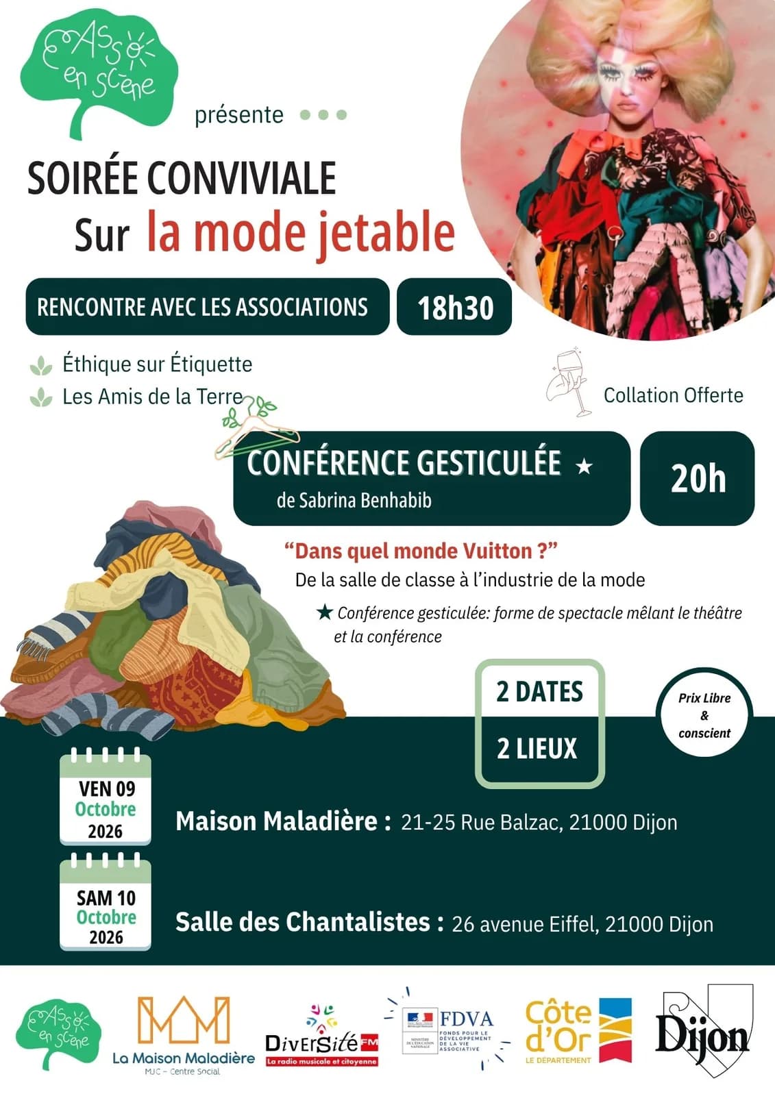 Image 1 : Soirée conviviale sur la mode jetable background