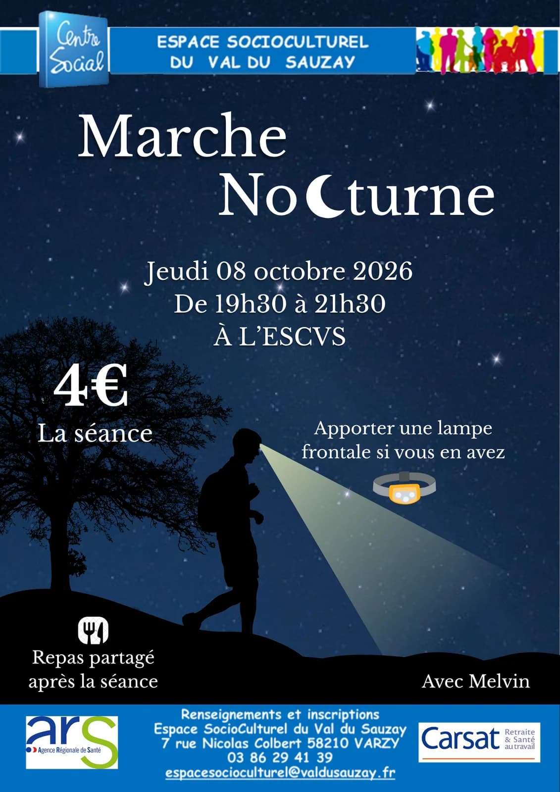 Image 1 : Marche nocturne background