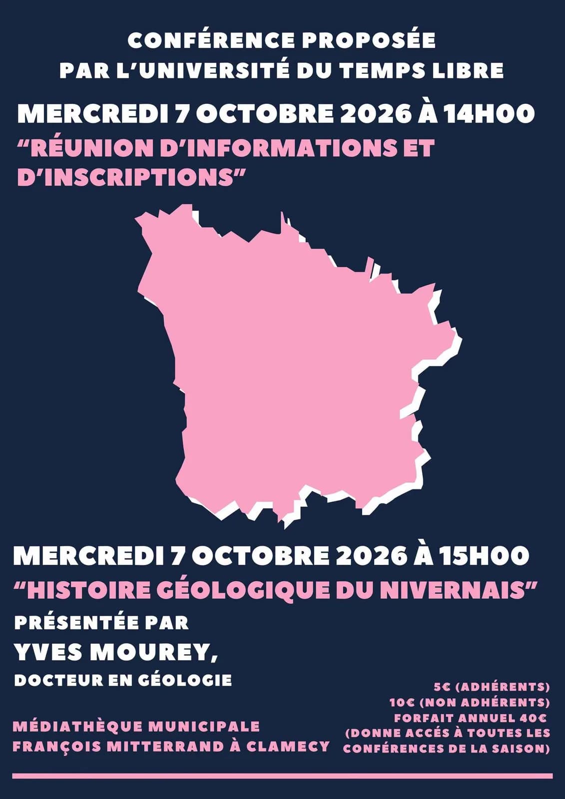Image 1 : Université du Temps Libre : Réunion d'informations et d'inscriptions - Conférence background