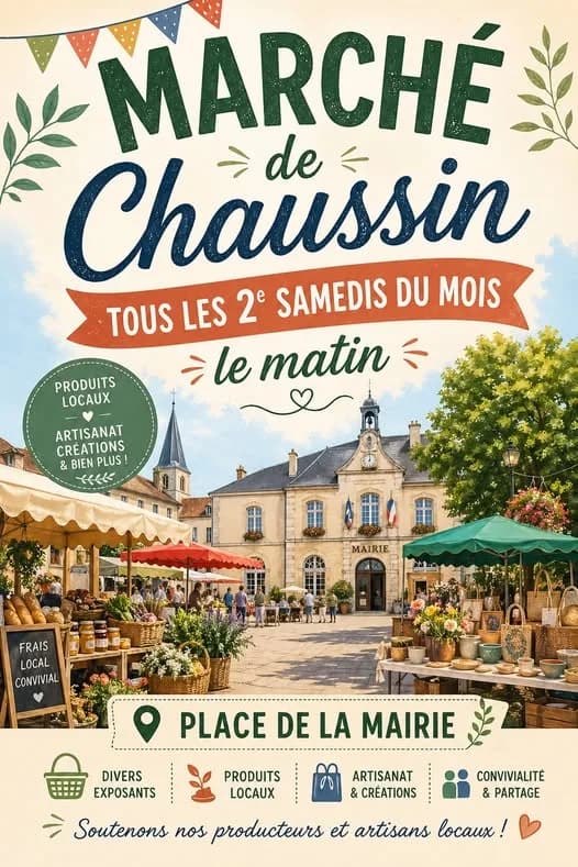 Image 1 : Marché de Chaussin background