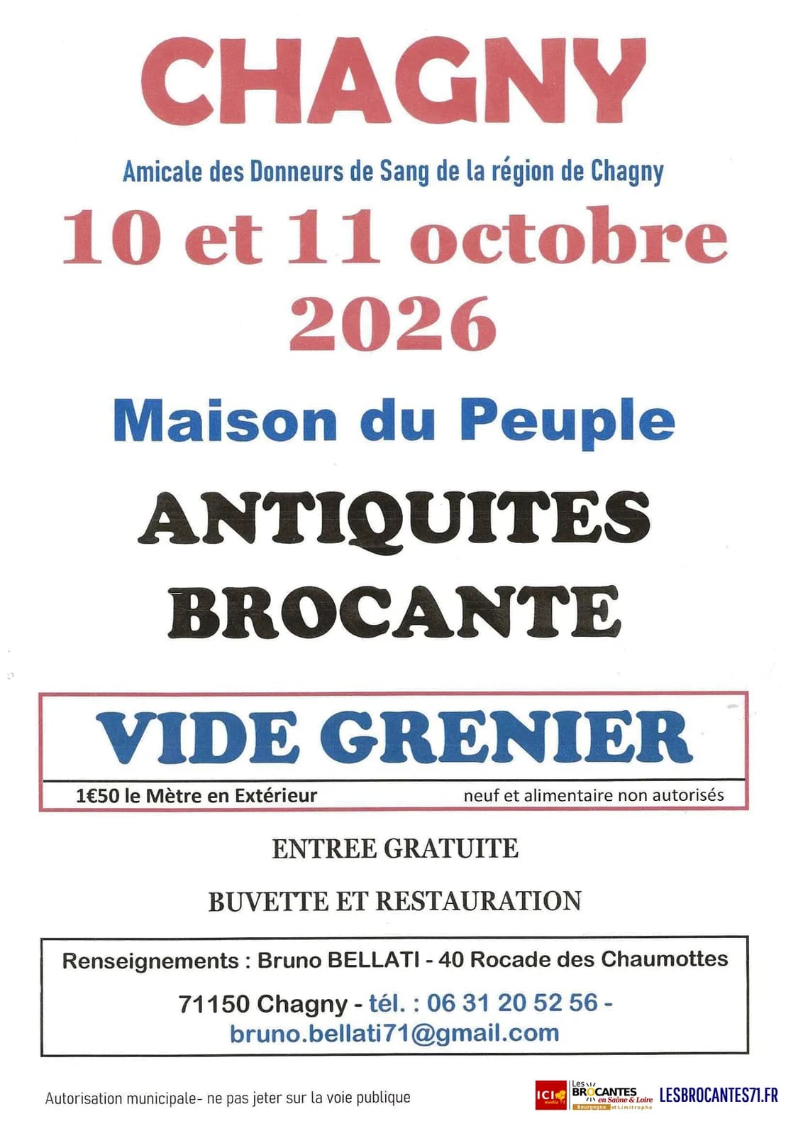 Image 1 : Brocante - vide-grenier de l'amicale des donneurs de sang background