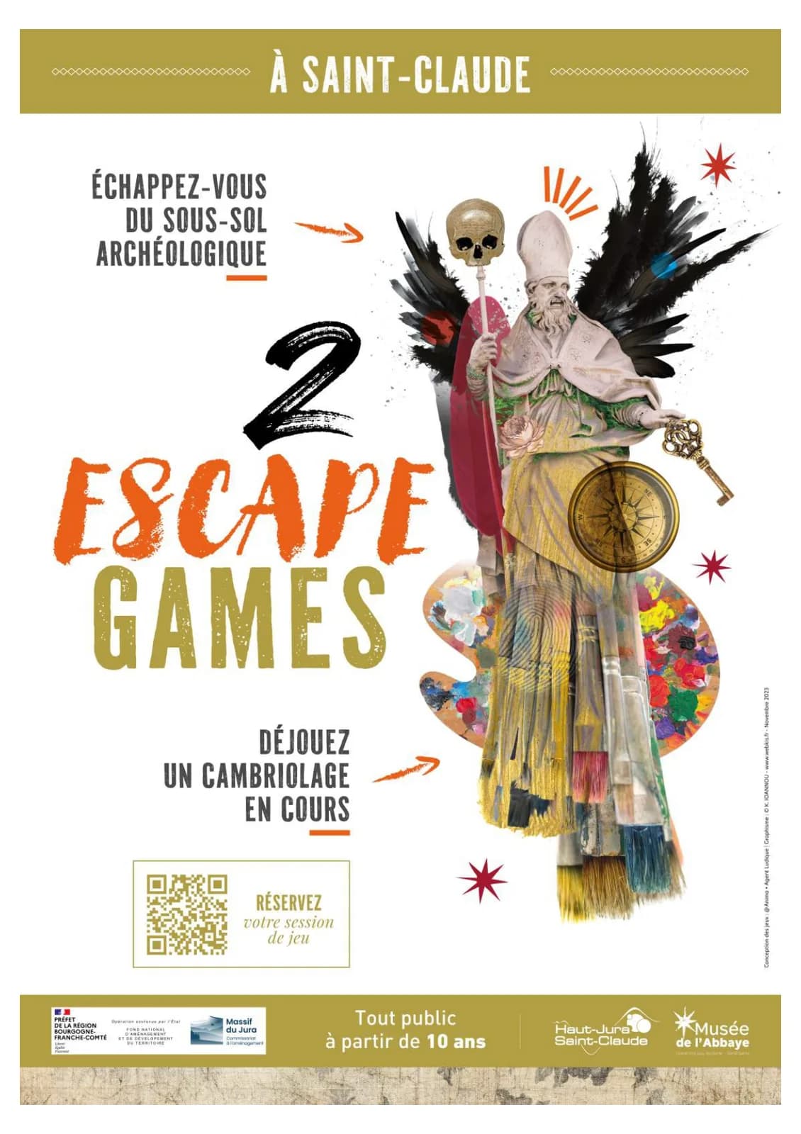 Image 1 : Musée de l'Abbaye - Escape Game : Vol au musée background