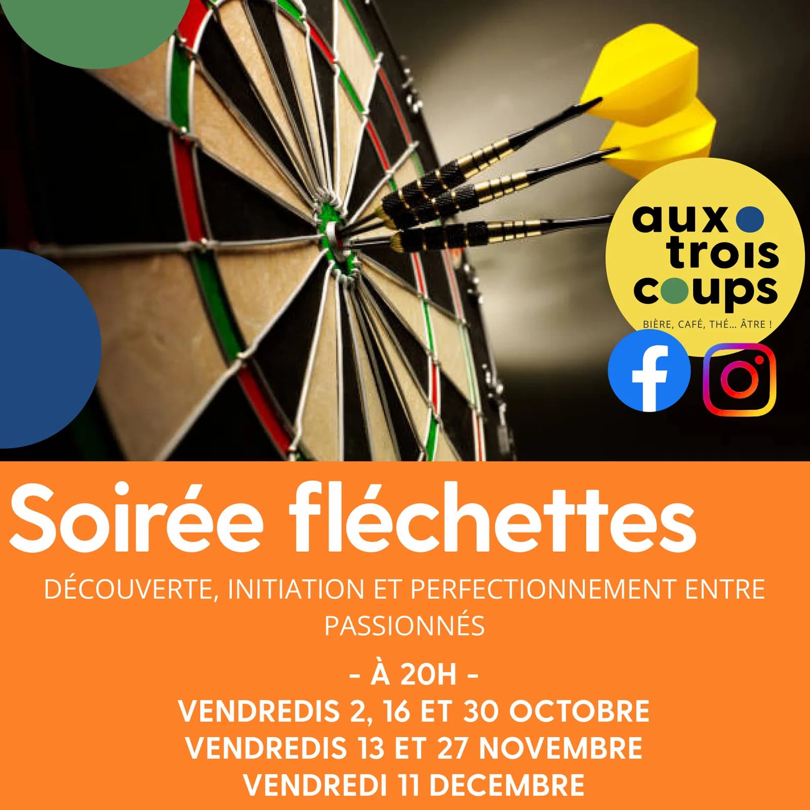 Image 1 : Soirée Fléchettes background