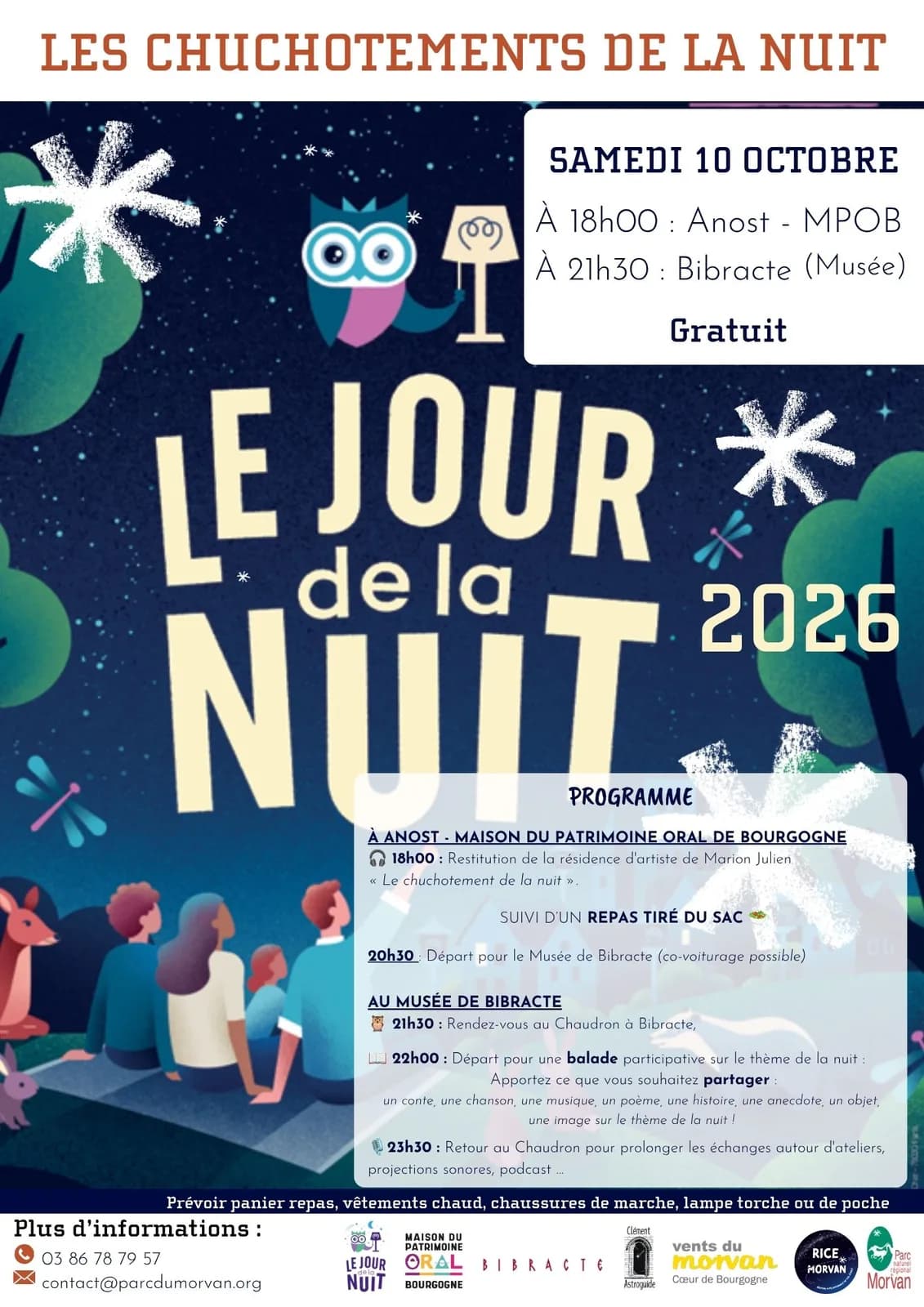 Image 1 : Jour de la nuit : Les chuchotements de la nuit background