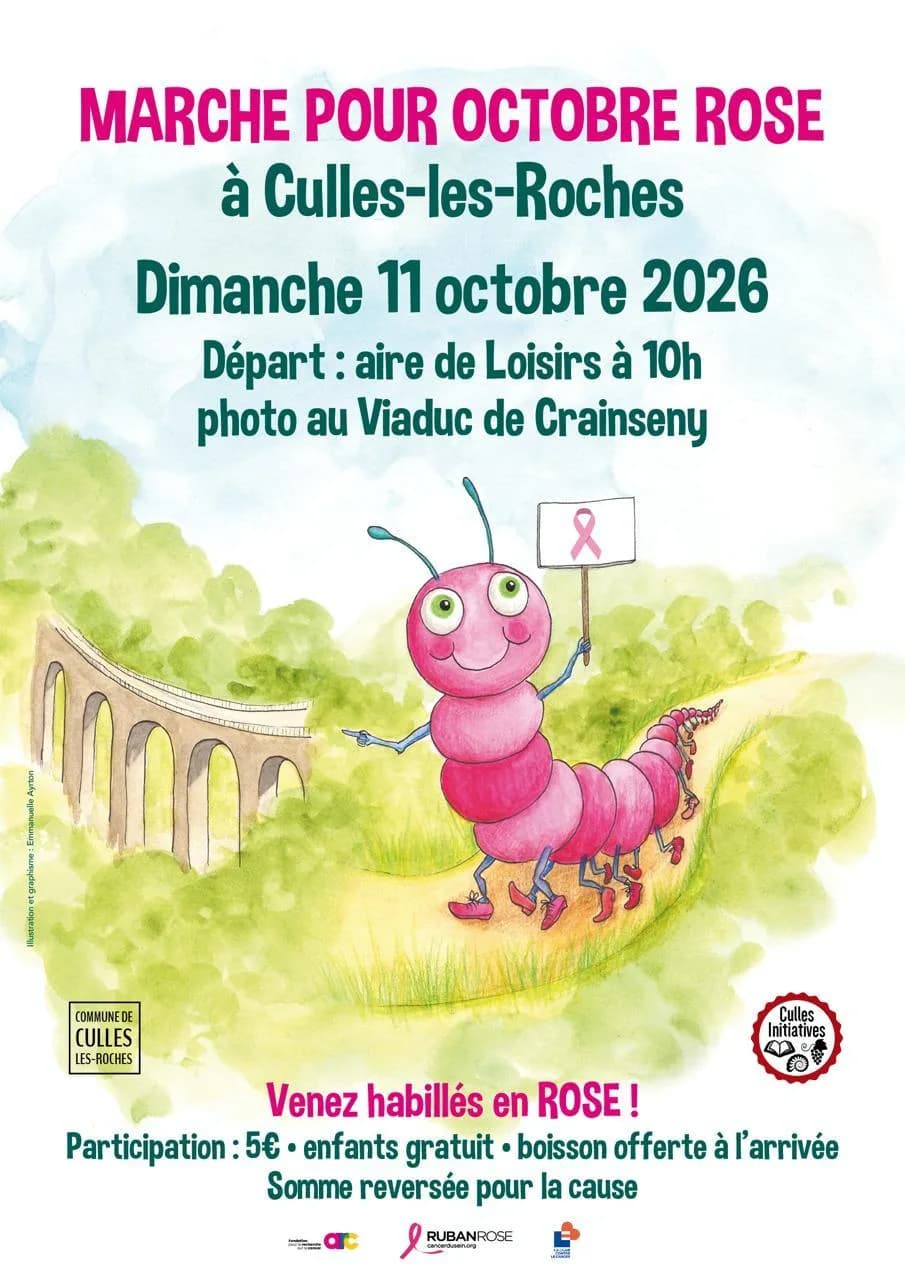 Image 1 : Marche pour Octobre Rose background