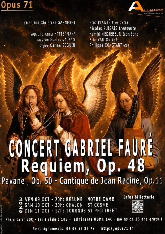 Image 1 : Concert Gabriel FAURÉ background
