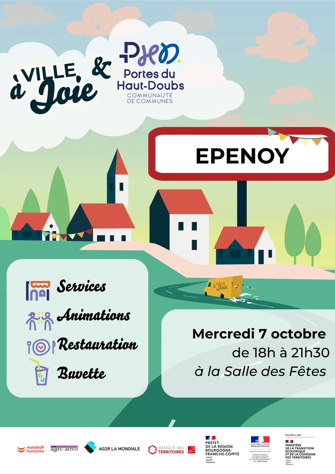 Image 1 : Ville à joie à Epenoy background