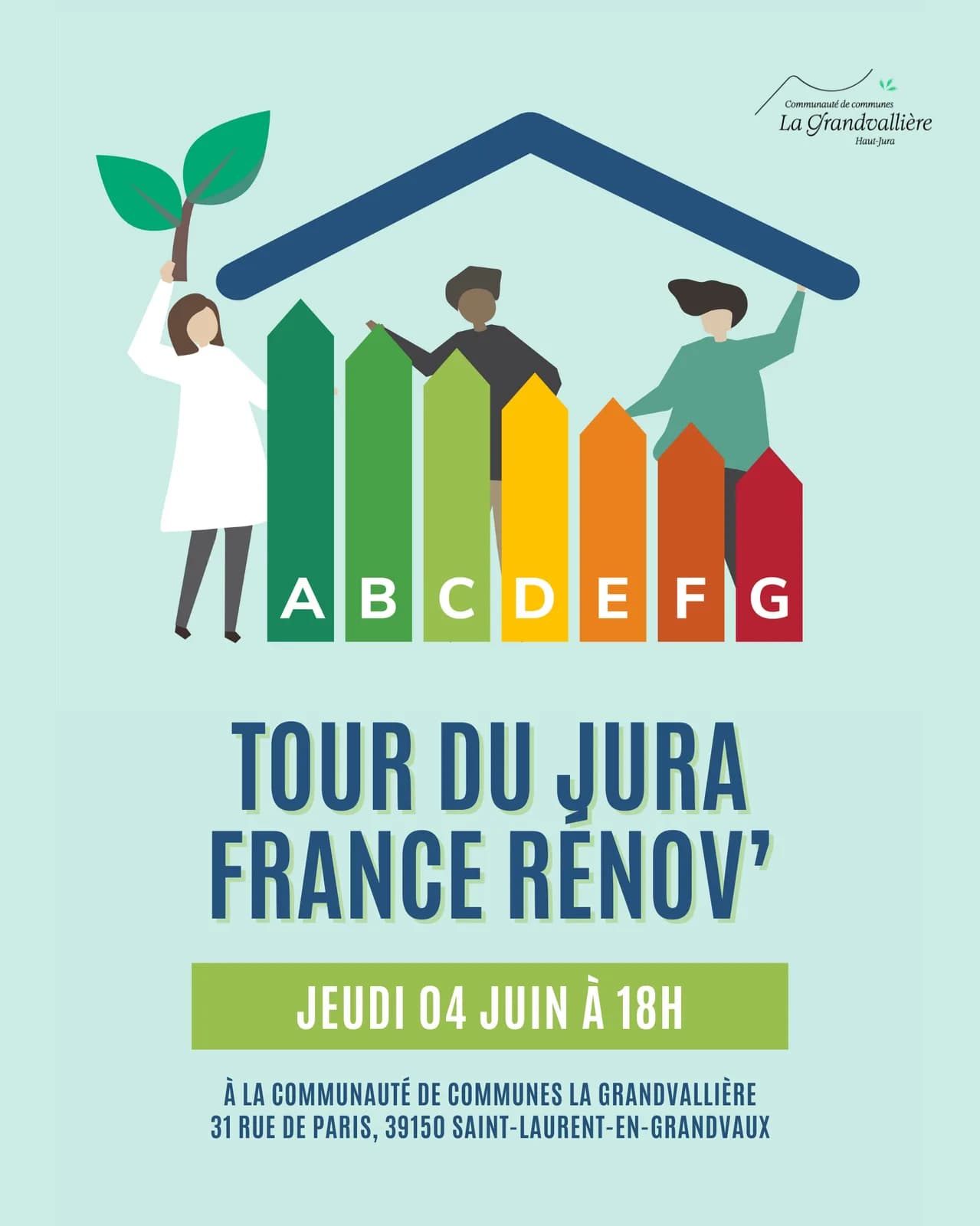 Image 1 : Permanence France Renov' par l'association AJENA background