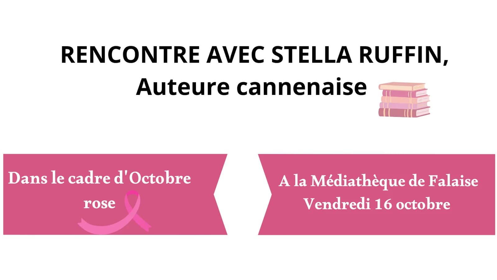 Image 1 : Octobre Rose - Rencontre avec Stella Ruffin background