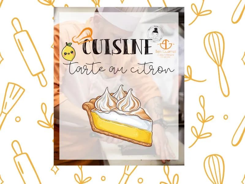 Image 1 : Chez Tatie : Atelier cuisine tarte au citron meringuée background
