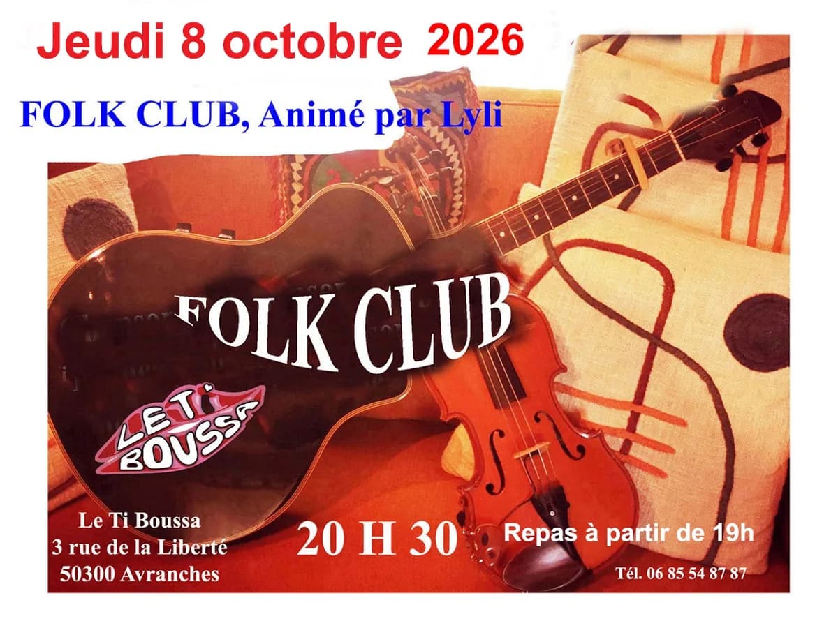 Image 1 : Soirée Folk club background