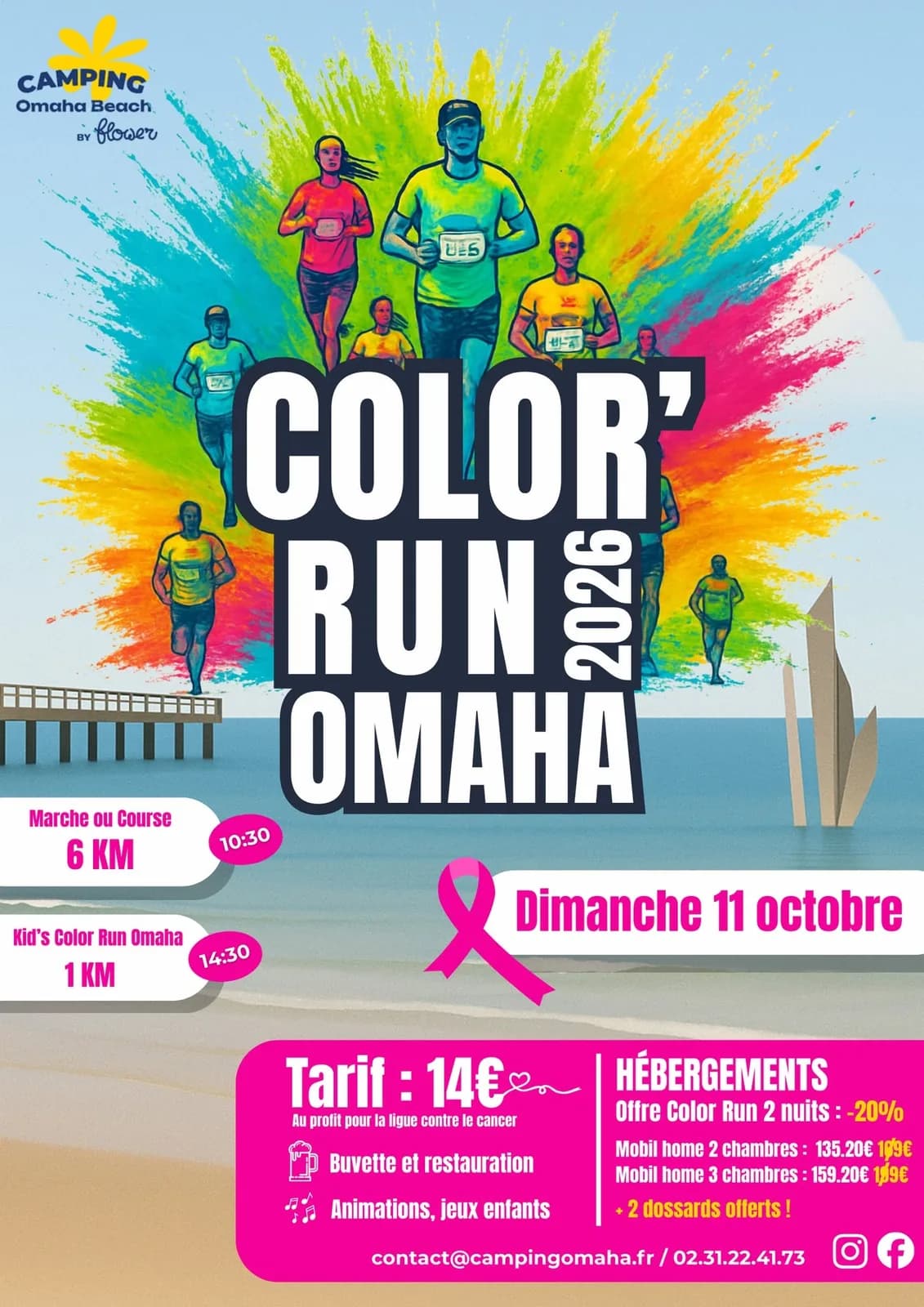 Image 1 : Color Run Omaha background