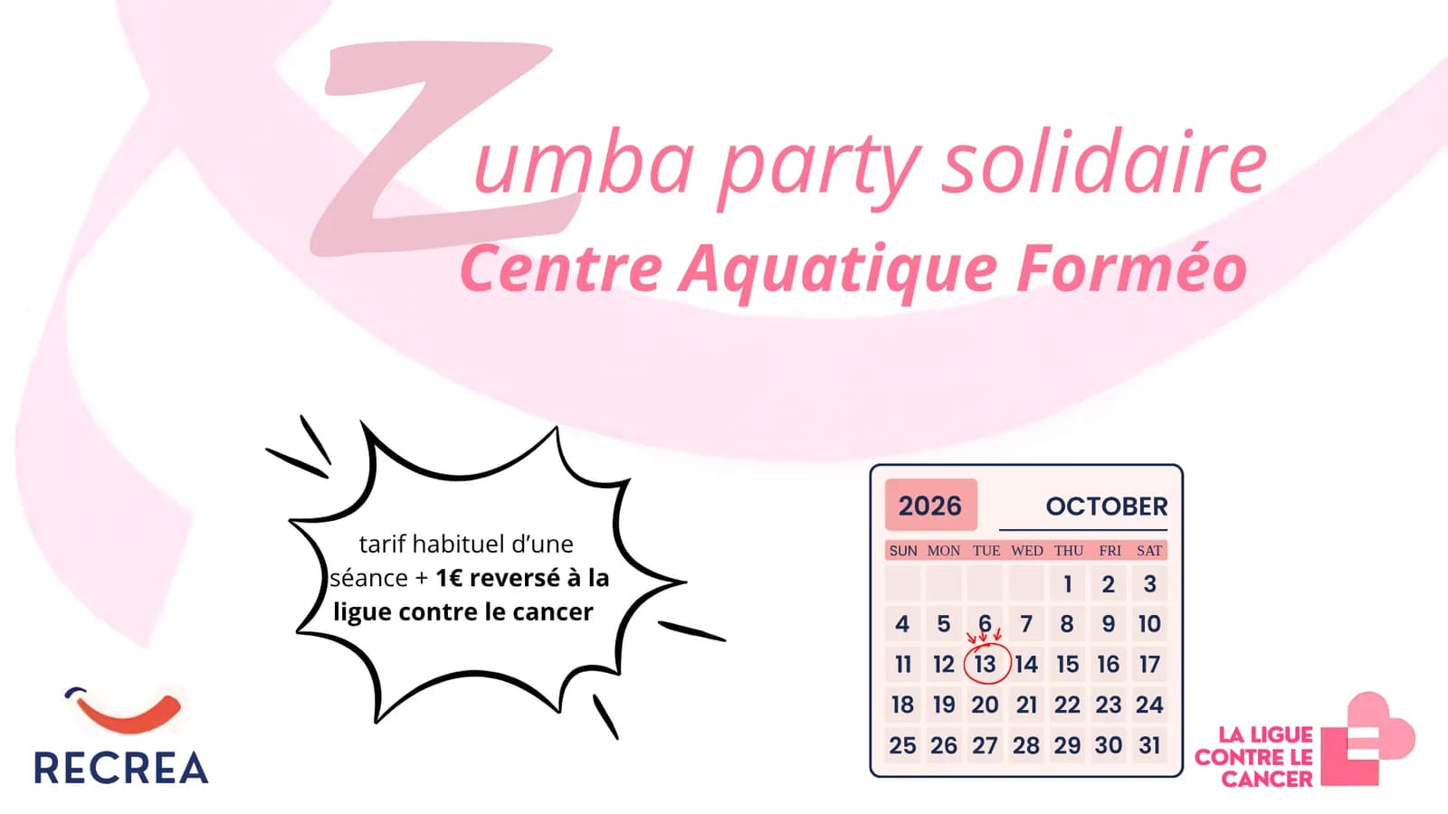 Image 1 : Zumba party solidaire background