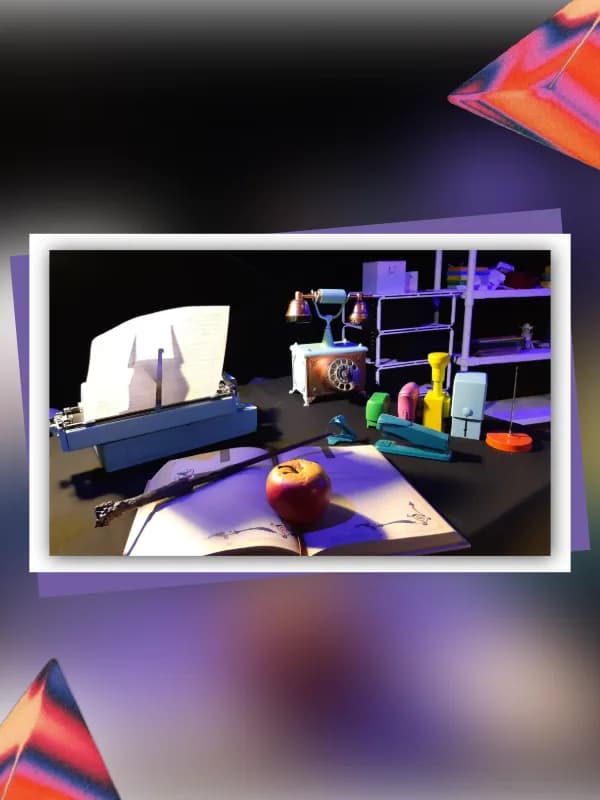 Image 1 : Le bureau des contes background