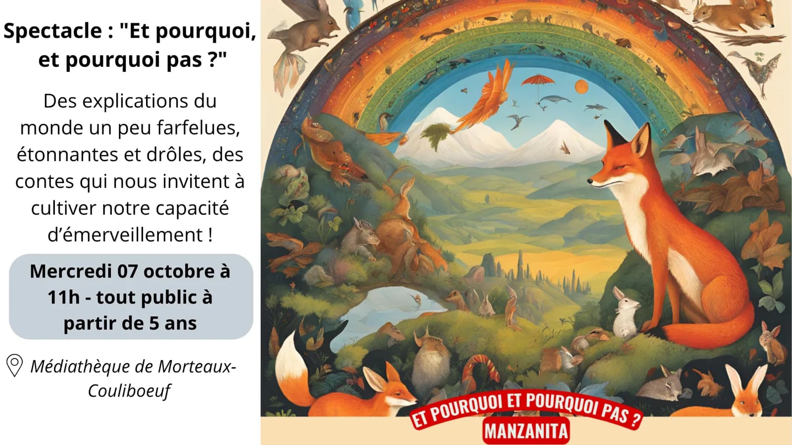 Image 1 : SPECTACLE "Et pourquoi, et pourquoi pas ?" background